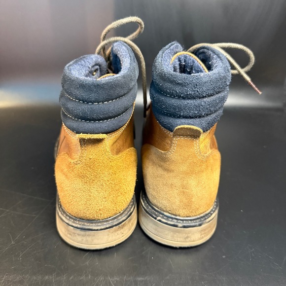 Red‎ Tape RT Simon Txt Leather Ankle Boots Brown Lace Up Mens Size 10.5 - Picture 5 of 7